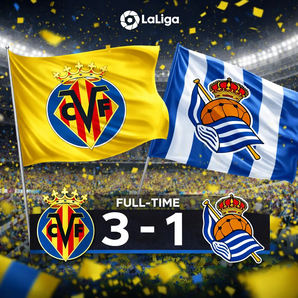 Villarreal Aniquila a Real Sociedad em 23 Minutos