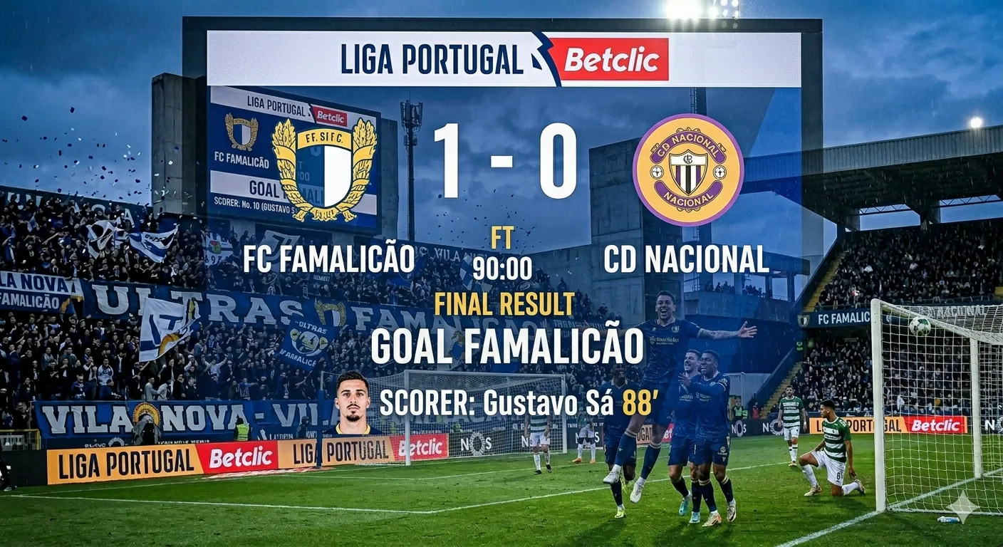 Ibrahima Bá decide com um cabeceamento que afunda ainda mais o Nacional na luta pela permanência