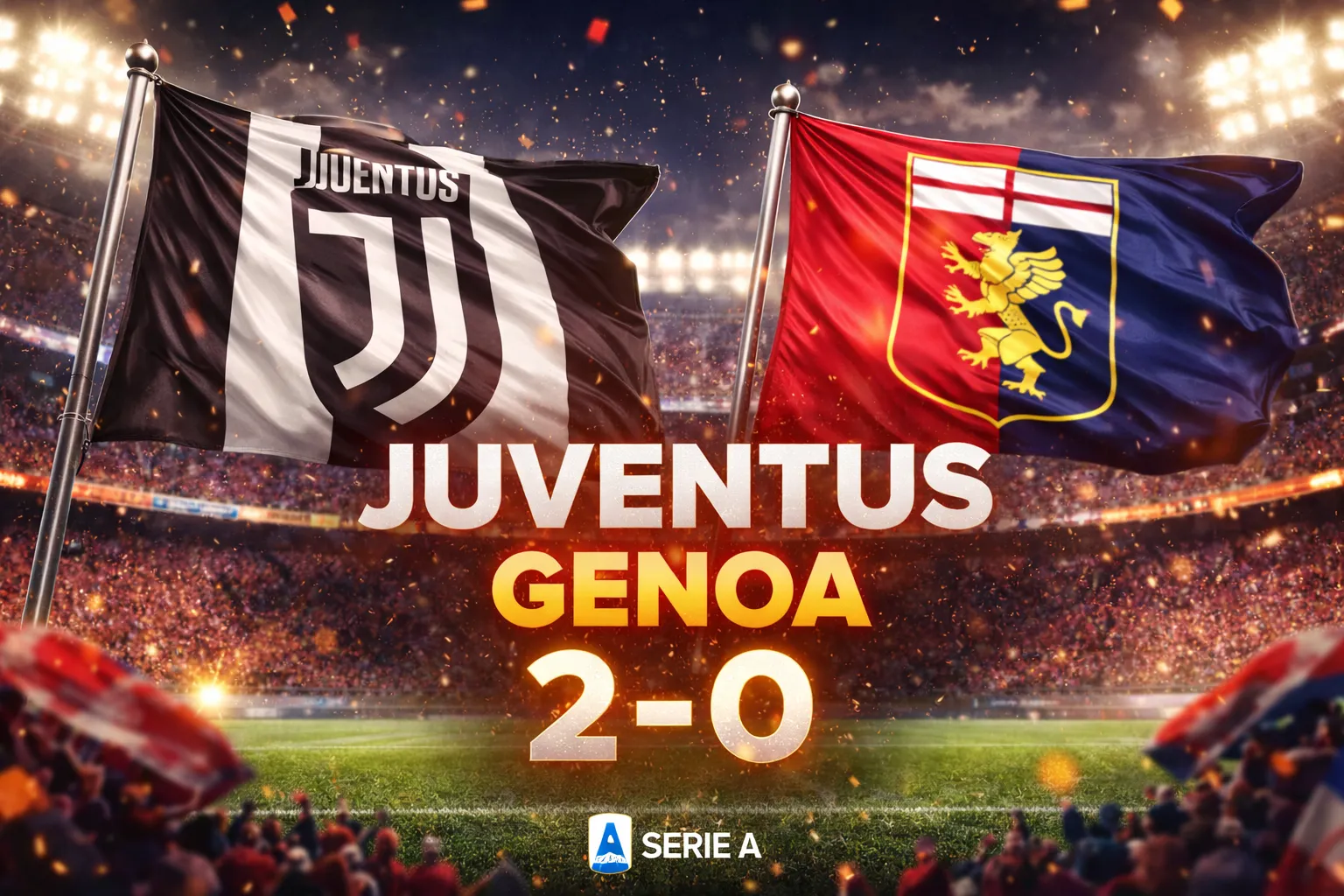 A Vecchia Signora não perdoa: dois golos em 17 minutos sentenciam o Genoa