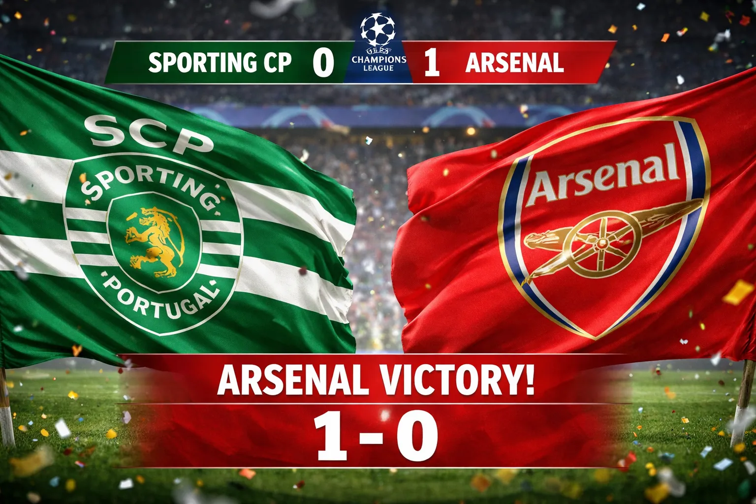 Arsenal rouba a vitória a Alvalade nos minutos finais e deixa Sporting em apuros