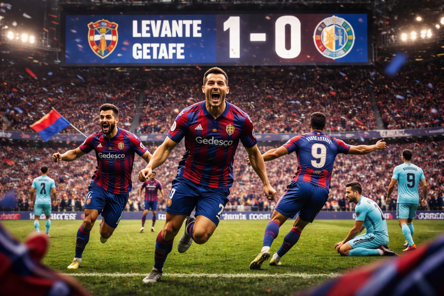 Um Único Golo ao Minuto 83 Basta ao Levante para Derrubar um Getafe Indisciplinado