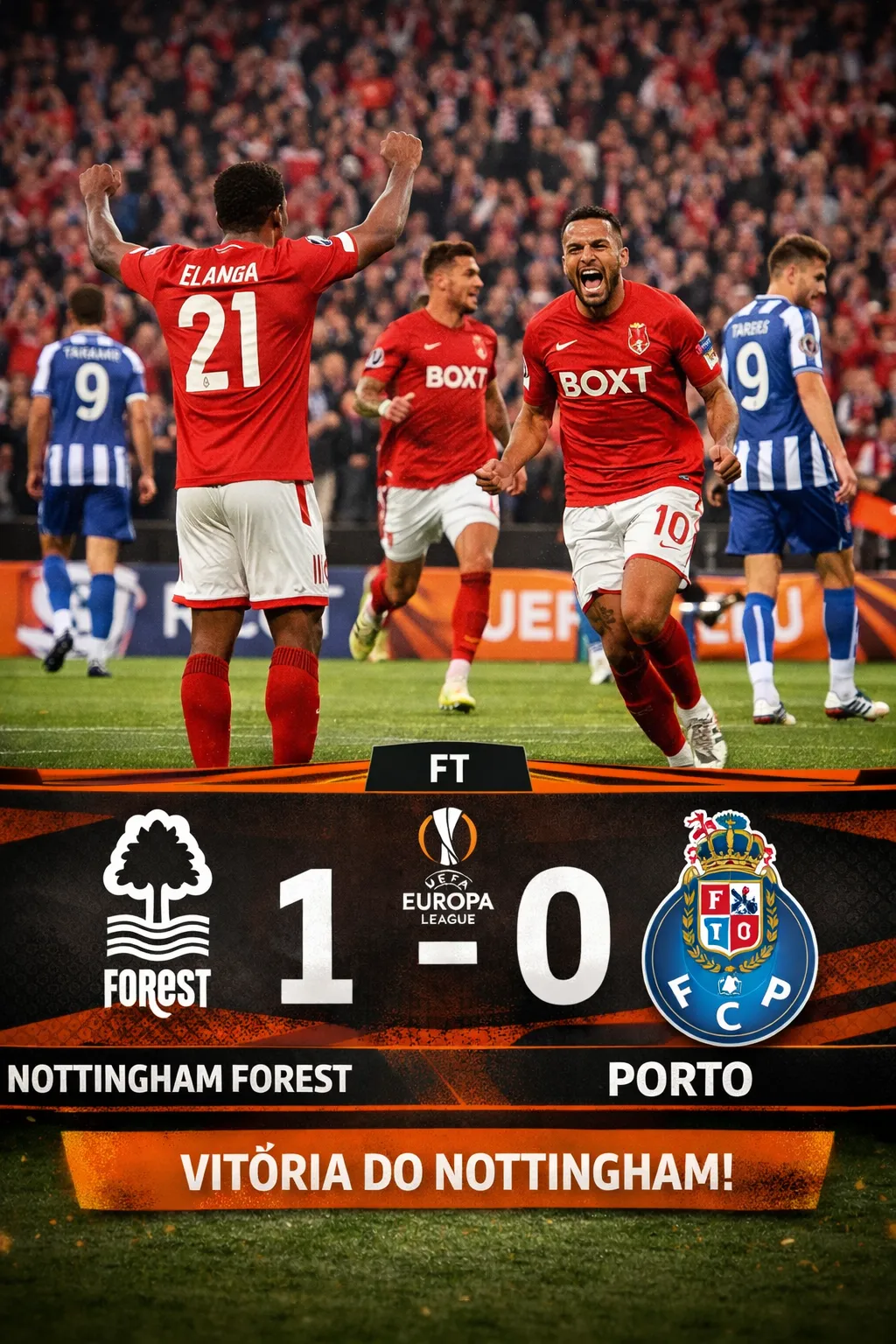 Forest voa às meias-finais e deixa Porto de fora