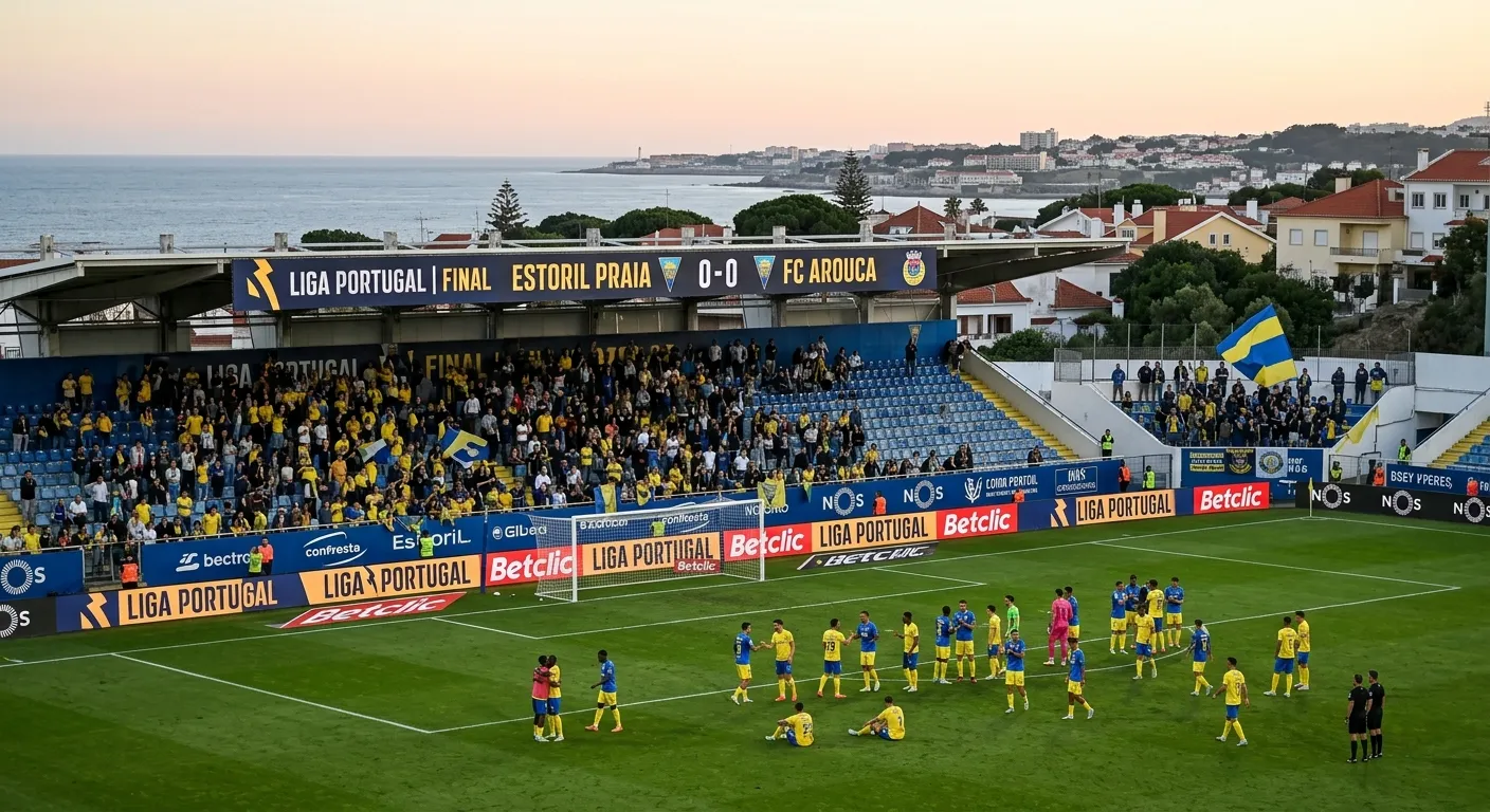 Arruabarrena impede a vitória do Estoril e segura o empate do Arouca na Amoreira